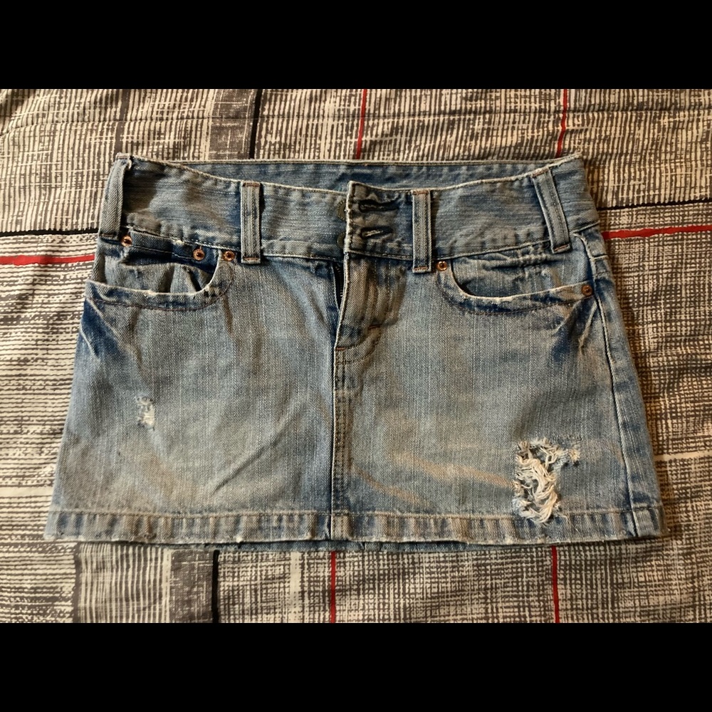 Women’s denim miniskirt